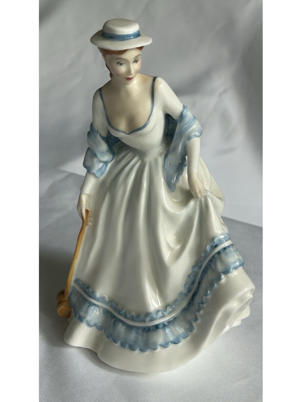 Royal Doulton Summertime Figurine RDICC 1987 8” Excellent Signed P. Parsons